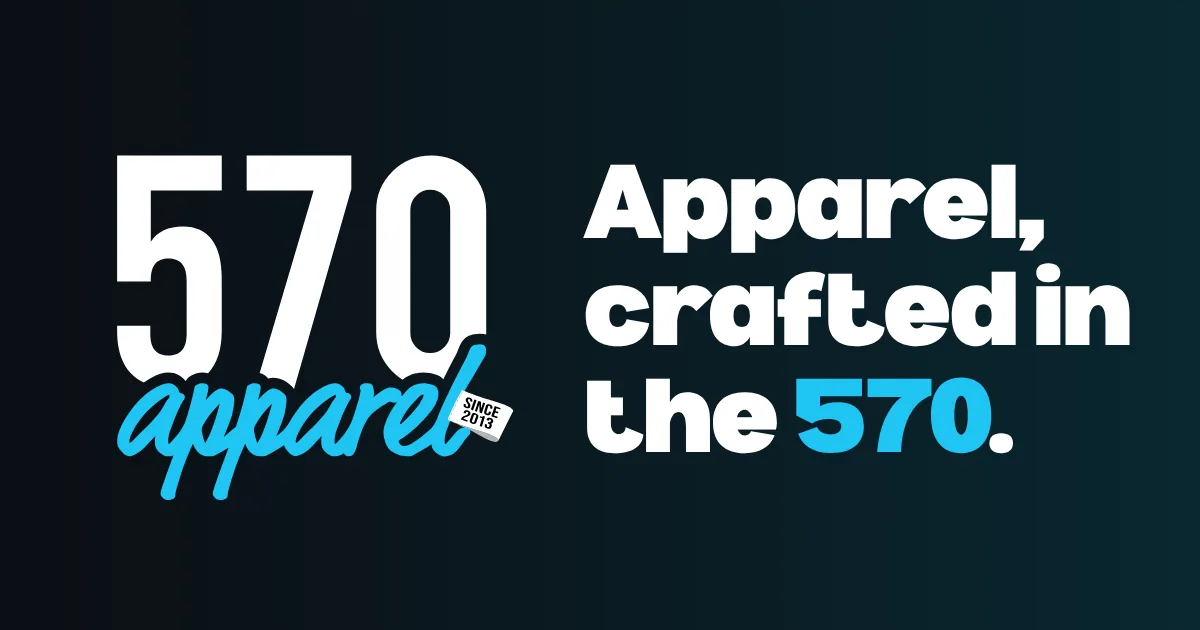 570 Apparel website screenshot