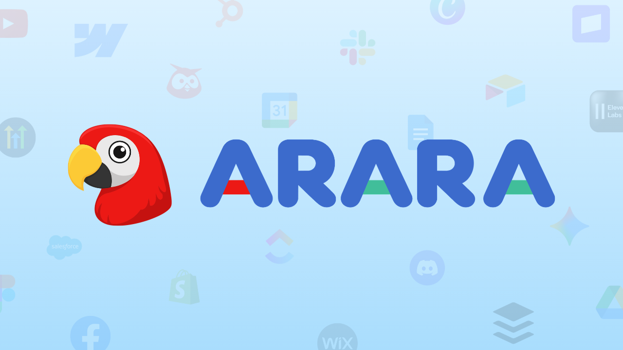 Arara website preview