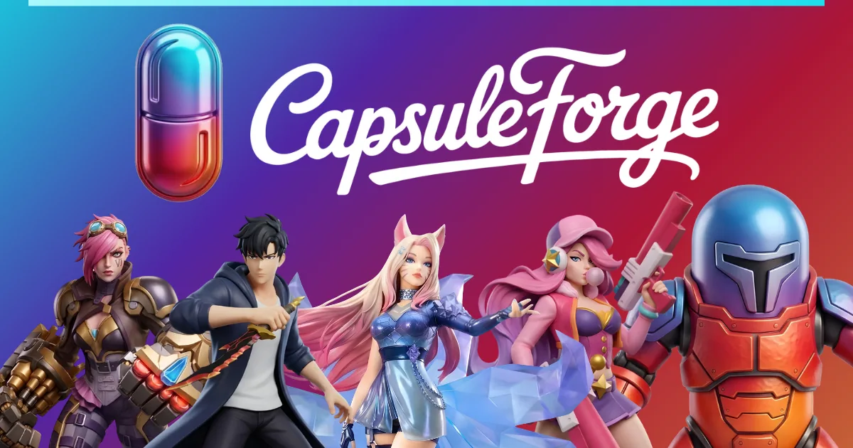 CapsuleForge website screenshot