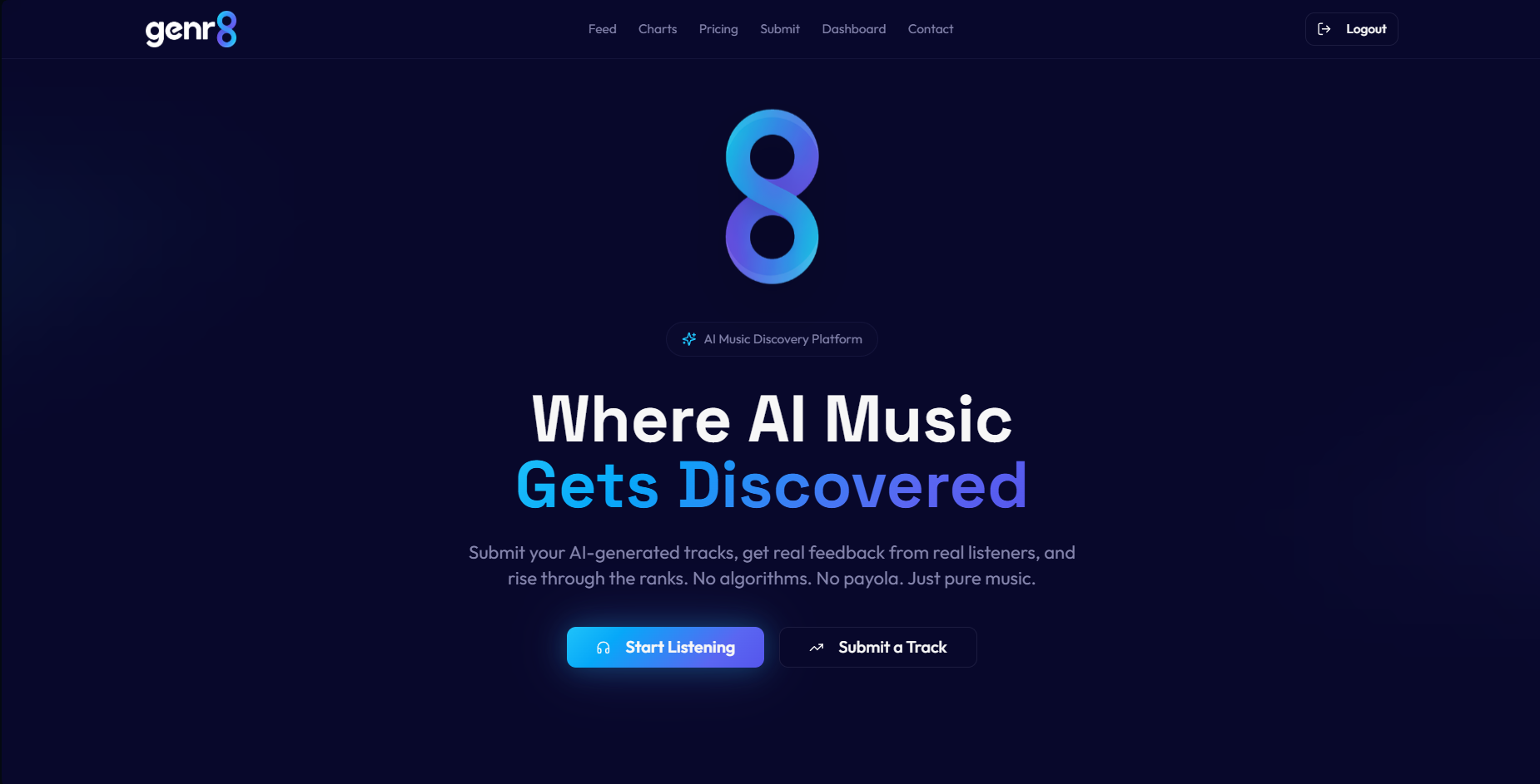GENR8 website preview