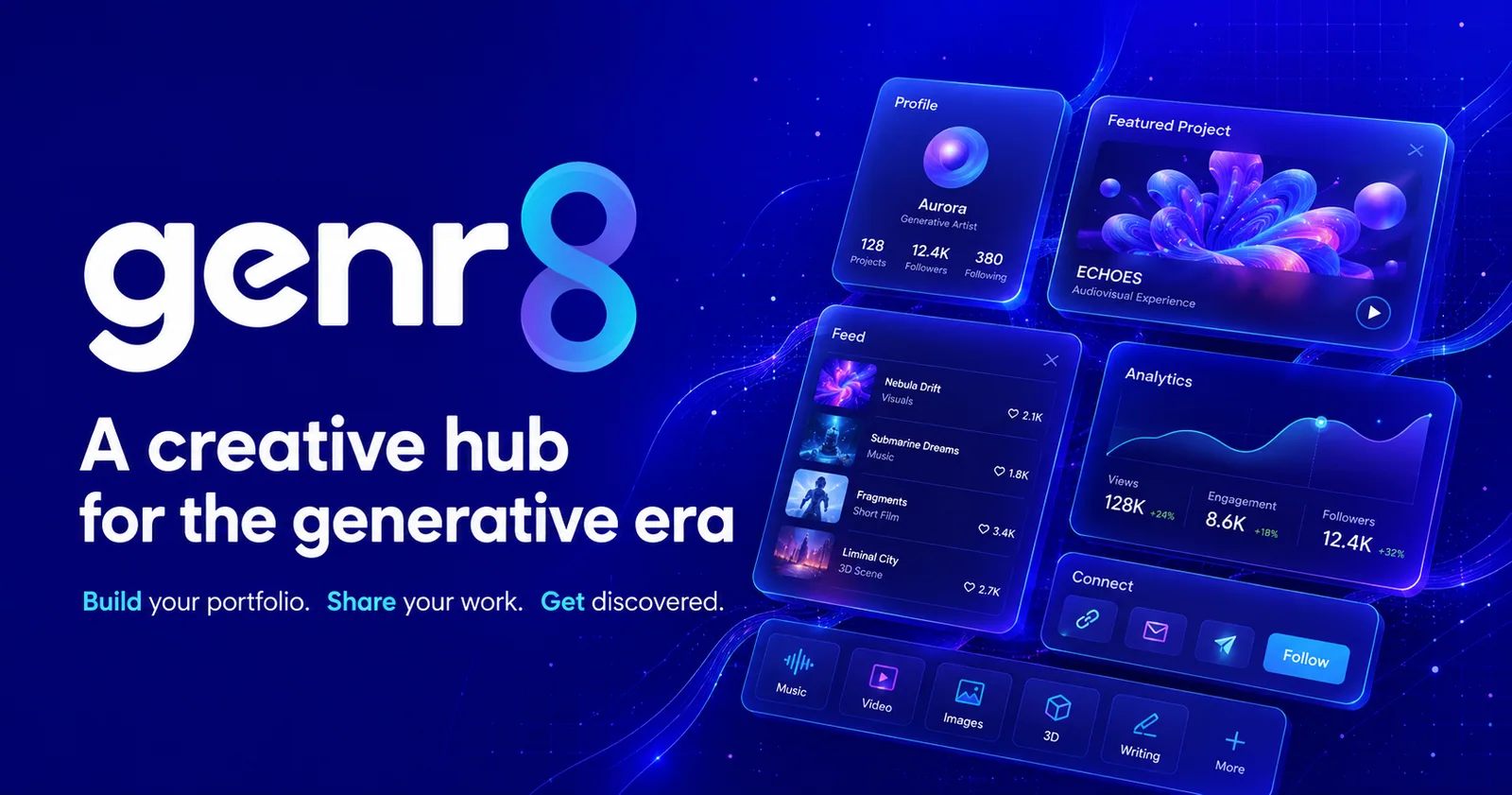 GENR8 website preview