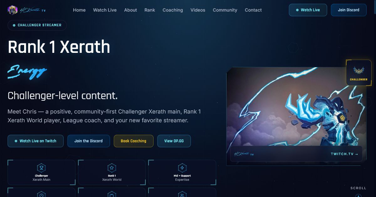 HEXerath website preview