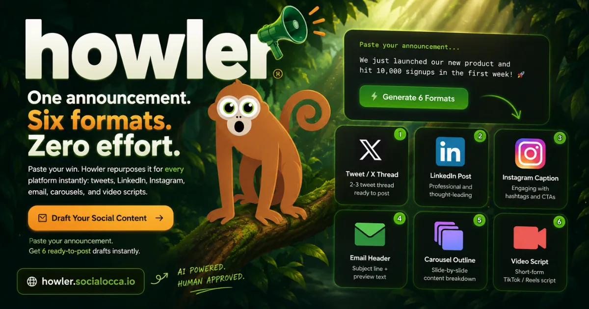 Howler website screenshot