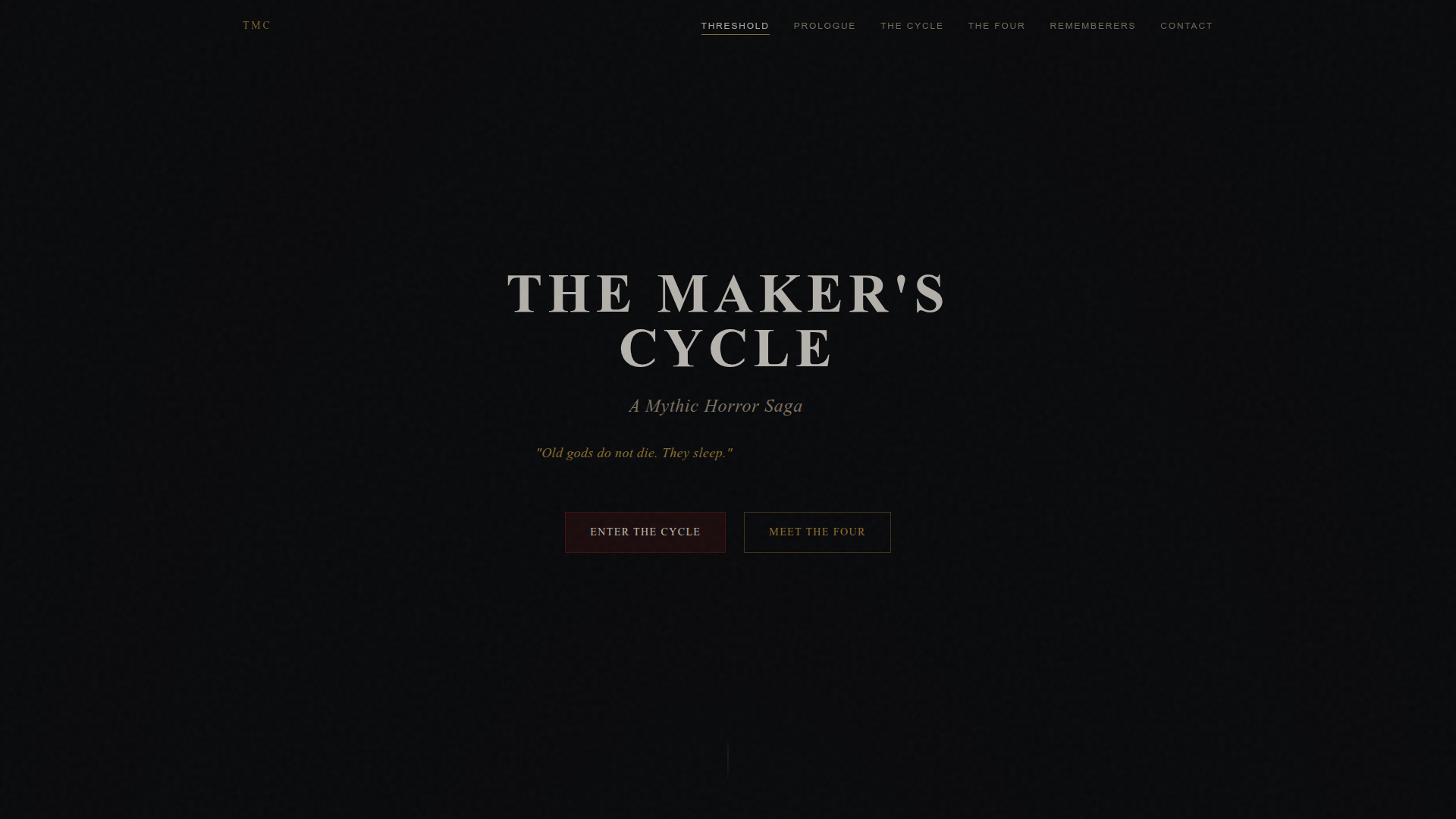 The Maker's Cycle website preview