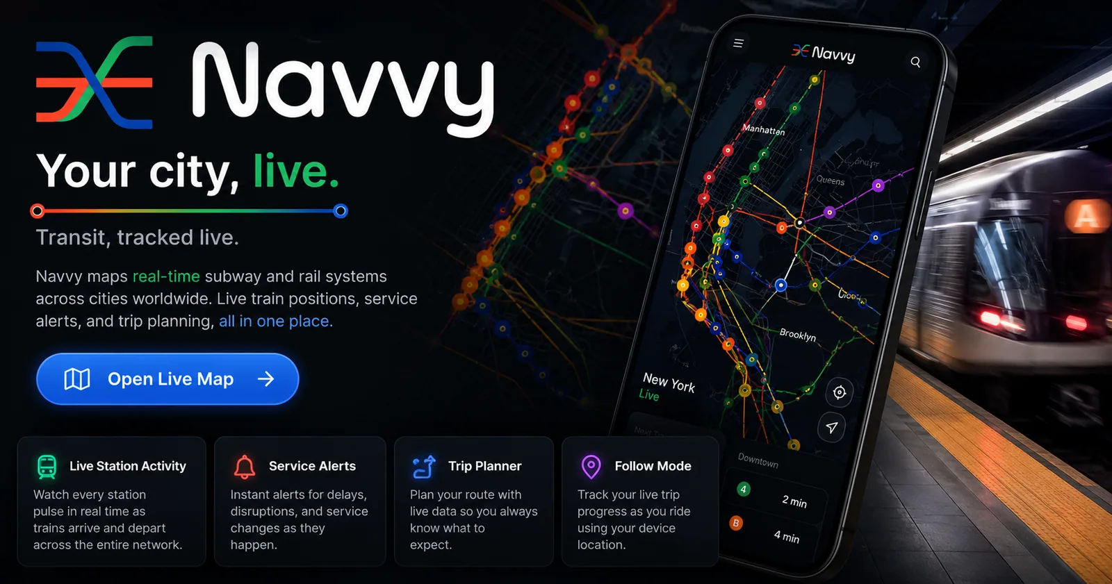 Navvy website preview