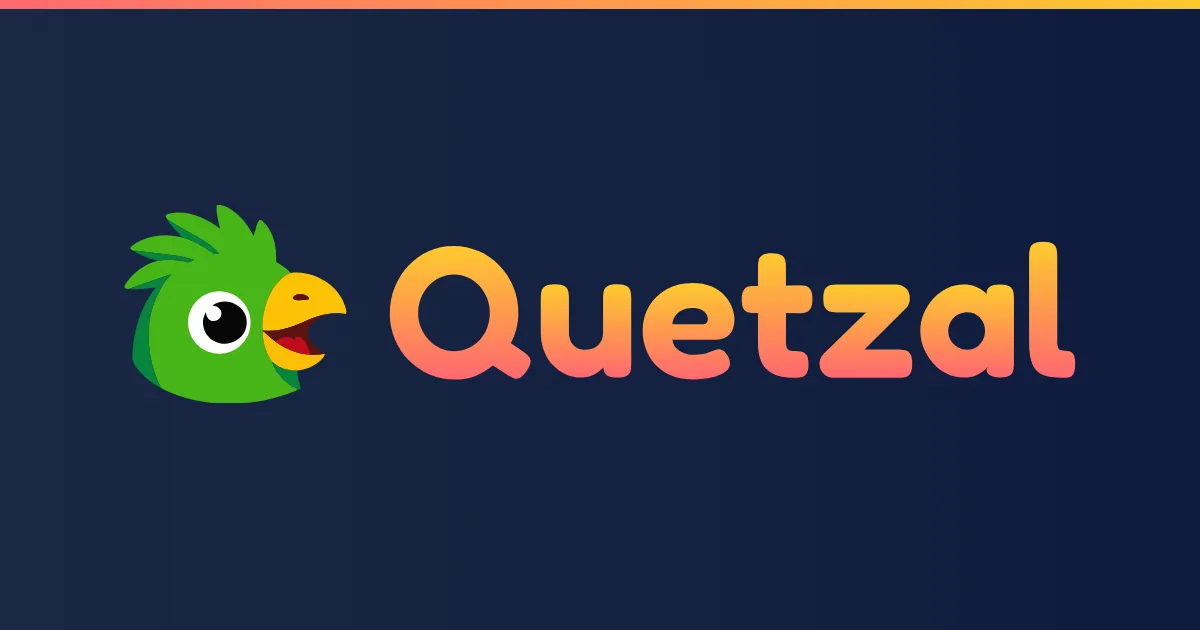 Quetzal website screenshot