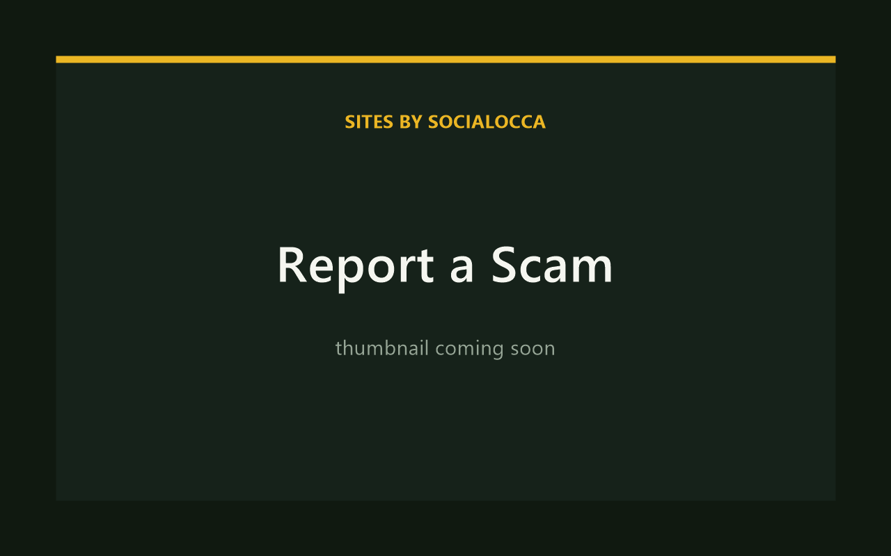 Report a Scam website preview