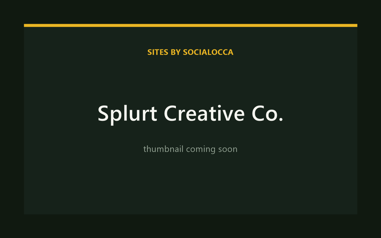 Splurt Creative Co. website preview