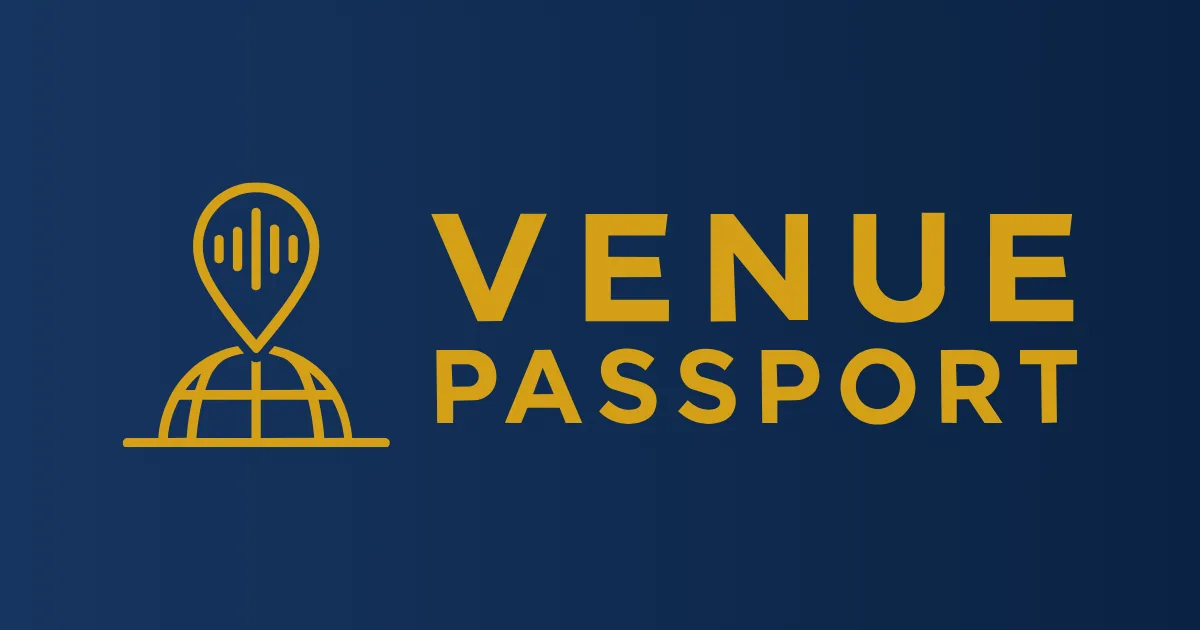 Venue Passport website screenshot